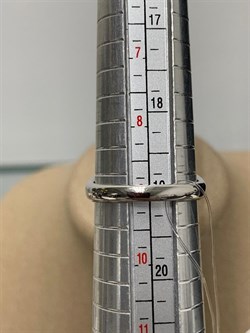 *Кольцо р.19 Сеточки Белый Фианит Микро Вставки арт. FA-R03215-X-W-W-X-W-699 вес 2,97 г - фото 260723