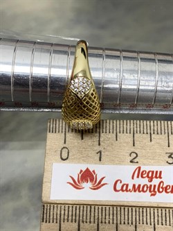 *Кольцо р.19 Сеточки Белый Фианит Микро Вставки арт. FA-R03215-X-L-W-X-W-506 вес 3 г - фото 260749 *Кольцо р.19 Сеточки Белый Фианит Микро Вставки арт. FA-R03215-X-L-W-X-W-506 вес 3 г - фото 260749