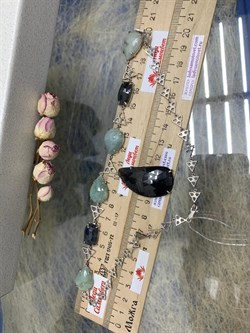 *Колье р.45 Фасетный Сапфир Микс арт. FI-N00485-X-W-GT-X-X-196 вес 34,7 г - фото 260897 *Колье р.45 Фасетный Сапфир Микс арт. FI-N00485-X-W-GT-X-X-196 вес 34,7 г - фото 260897