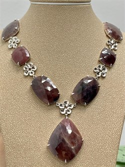 *Колье р.45 Фасетный Сапфир Микс арт. FI-N00229-X-W-GT-X-X-158 вес 45,5 г - фото 260916 *Колье р.45 Фасетный Сапфир Микс арт. FI-N00229-X-W-GT-X-X-158 вес 45,5 г - фото 260916