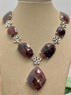 *Колье р.45 Фасетный Сапфир Микс арт. FI-N00229-X-W-GT-X-X-158 вес 45,5 г - фото 260925 *Колье р.45 Фасетный Сапфир Микс арт. FI-N00229-X-W-GT-X-X-158 вес 45,5 г - фото 260925