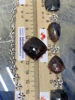 *Колье р.45 Фасетный Сапфир Микс арт. FI-N00570-X-W-GT-X-X-148 вес 51,57 г - фото 260957 *Колье р.45 Фасетный Сапфир Микс арт. FI-N00570-X-W-GT-X-X-148 вес 51,57 г - фото 260957
