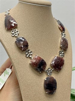 *Колье р.45 Фасетный Сапфир Микс арт. FI-N00227-X-W-GT-X-X-739 вес 51,18 г - фото 260979 *Колье р.45 Фасетный Сапфир Микс арт. FI-N00227-X-W-GT-X-X-739 вес 51,18 г - фото 260979