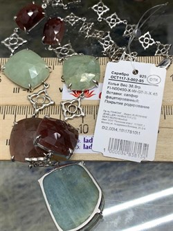 *Колье р.45 Фасетный Сапфир Микс арт. FI-N00450-X-W-GT-X-X-134 вес 38,9 г - фото 261010 *Колье р.45 Фасетный Сапфир Микс арт. FI-N00450-X-W-GT-X-X-134 вес 38,9 г - фото 261010