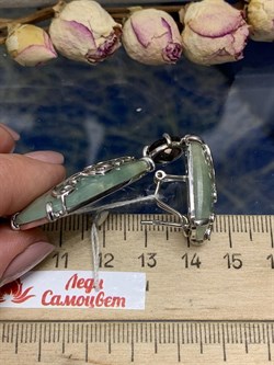 *Серьги Микс Фасетный Изумруд Дымчатый Кварц арт. FI-E00018-X-W-S-X-BR-814 вес 28,8 г - фото 261063 *Серьги Микс Фасетный Изумруд Дымчатый Кварц арт. FI-E00018-X-W-S-X-BR-814 вес 28,8 г - фото 261063