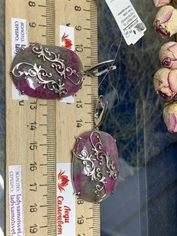 *Серьги Фасетный Сапфир арт. FI-E00158-X-W-Pin-X-X-876 вес 27,13 г - фото 261296 *Серьги Фасетный Сапфир арт. FI-E00158-X-W-Pin-X-X-876 вес 27,13 г - фото 261296