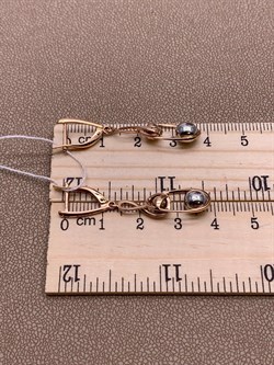 *Серьги Шары цв Красное цв Белое арт. 02-4273-00-000-1111-42-766 вес 4,15 г - фото 261353 *Серьги Шары цв Красное цв Белое арт. 02-4273-00-000-1111-42-766 вес 4,15 г - фото 261353