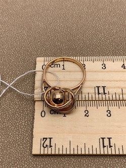 *Кольцо р.18,5 Шары цв Красное арт. 01-5248-00-000-1111-42-254 вес 3,78 г - фото 261406