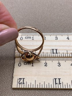 *Кольцо р.18,5 Шары цв Красное арт. 01-5248-00-000-1111-42-254 вес 3,78 г - фото 261407