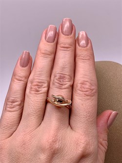 *Кольцо р.17,0 Шары цв Красное арт. 01-5248-00-000-1111-42-247 вес 3,69 г - фото 261422