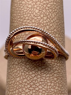 *Кольцо р.17,0 Шары цв Красное арт. 01-5248-00-000-1111-42-247 вес 3,69 г - фото 261423