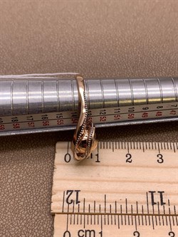 *Кольцо р.17,0 Шары цв Красное арт. 01-5248-00-000-1111-42-247 вес 3,69 г - фото 261430