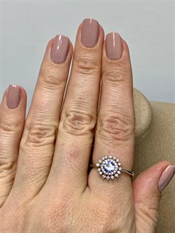 *Кольцо р.18,5 Танзанит арт. SM-R01831-X-W-TN-X-W-436 вес 2,6 г - фото 261450 *Кольцо р.18,5 Танзанит арт. SM-R01831-X-W-TN-X-W-436 вес 2,6 г - фото 261450