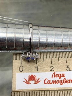 *Кольцо р.18,5 Танзанит арт. SM-R01831-X-W-TN-X-W-436 вес 2,6 г - фото 261455 *Кольцо р.18,5 Танзанит арт. SM-R01831-X-W-TN-X-W-436 вес 2,6 г - фото 261455