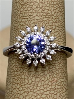 *Кольцо р.18,5 Танзанит арт. SM-R01831-X-W-TN-X-W-436 вес 2,6 г - фото 261458 *Кольцо р.18,5 Танзанит арт. SM-R01831-X-W-TN-X-W-436 вес 2,6 г - фото 261458