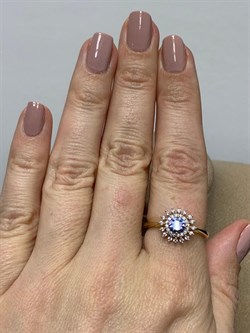 *Кольцо р.18 Танзанит арт. SM-R01831-X-L-TN-X-W-804 вес 2,7 г - фото 261461 *Кольцо р.18 Танзанит арт. SM-R01831-X-L-TN-X-W-804 вес 2,7 г - фото 261461