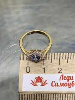 *Кольцо р.18 Танзанит арт. SM-R01831-X-L-TN-X-W-804 вес 2,7 г - фото 261465 *Кольцо р.18 Танзанит арт. SM-R01831-X-L-TN-X-W-804 вес 2,7 г - фото 261465