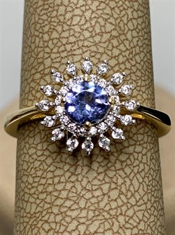 *Кольцо р.18 Танзанит арт. SM-R01831-X-L-TN-X-W-804 вес 2,7 г - фото 261467 *Кольцо р.18 Танзанит арт. SM-R01831-X-L-TN-X-W-804 вес 2,7 г - фото 261467