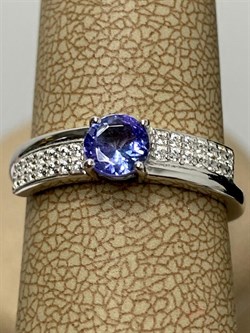 *Кольцо р.17 Танзанит арт. SM-R01827-X-W-TN-X-W-431 вес 2,2 г - фото 261489 *Кольцо р.17 Танзанит арт. SM-R01827-X-W-TN-X-W-431 вес 2,2 г - фото 261489