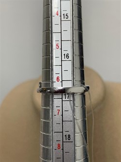 *Кольцо р.16,5 Танзанит арт. SM-R01827-X-W-TN-X-W-756 вес 2,4 г - фото 261493