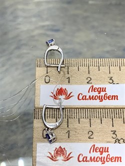*Серьги Танзанит арт. SM-E00571-X-W-TN-X-W-659 вес 2 г - фото 261514 *Серьги Танзанит арт. SM-E00571-X-W-TN-X-W-659 вес 2 г - фото 261514