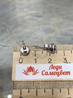 *Пусеты Танзанит арт. SM-E00599-X-W-TN-X-W-400 вес 1,4 г - фото 261614 *Пусеты Танзанит арт. SM-E00599-X-W-TN-X-W-400 вес 1,4 г - фото 261614