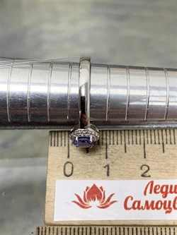 *Кольцо р.18 Танзанит арт. SM-R01833-X-W-TN-X-W-939 вес 2,4 г - фото 261665