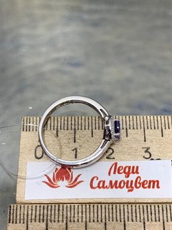 *Кольцо р.18 Танзанит арт. SM-R01833-X-W-TN-X-W-939 вес 2,4 г - фото 261666