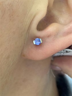 *Пусеты Танзанит арт. SM-E00598-X-W-TN-X-X-994 вес 1 г - фото 261674 *Пусеты Танзанит арт. SM-E00598-X-W-TN-X-X-994 вес 1 г - фото 261674