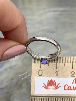 *Кольцо р.17,5 Танзанит арт. SM-R01830-X-W-TN-X-W-596 вес 2,1 г - фото 261757 *Кольцо р.17,5 Танзанит арт. SM-R01830-X-W-TN-X-W-596 вес 2,1 г - фото 261757