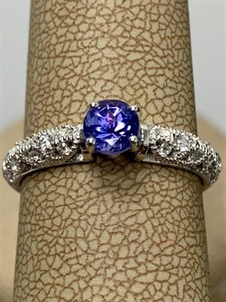 *Кольцо р.17,5 Танзанит арт. SM-R01830-X-W-TN-X-W-596 вес 2,1 г - фото 261758 *Кольцо р.17,5 Танзанит арт. SM-R01830-X-W-TN-X-W-596 вес 2,1 г - фото 261758