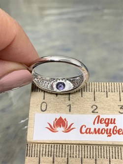 *Кольцо р.18,5 Танзанит арт. SM-R01835-X-W-TN-X-W-618 вес 2,9 г - фото 261808 *Кольцо р.18,5 Танзанит арт. SM-R01835-X-W-TN-X-W-618 вес 2,9 г - фото 261808