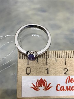 *Кольцо р.16,5 Танзанит арт. SM-R01832-X-W-TN-X-W-983 вес 2,3 г - фото 261882 *Кольцо р.16,5 Танзанит арт. SM-R01832-X-W-TN-X-W-983 вес 2,3 г - фото 261882