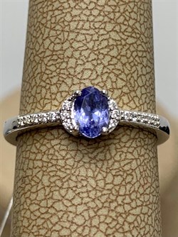 *Кольцо р.17,5 Танзанит арт. SM-R01832-X-W-TN-X-W-870 вес 2,3 г - фото 261902 *Кольцо р.17,5 Танзанит арт. SM-R01832-X-W-TN-X-W-870 вес 2,3 г - фото 261902