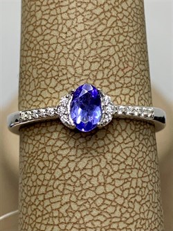 *Кольцо р.18,5 Танзанит арт. SM-R01832-X-W-TN-X-W-112 вес 2,2 г - фото 261912 *Кольцо р.18,5 Танзанит арт. SM-R01832-X-W-TN-X-W-112 вес 2,2 г - фото 261912