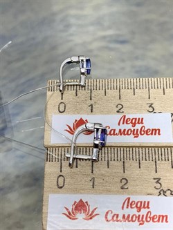 *Серьги Танзанит арт. SM-E00576-X-W-TN-X-W-641 вес 2 г - фото 261918 *Серьги Танзанит арт. SM-E00576-X-W-TN-X-W-641 вес 2 г - фото 261918