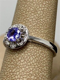 *Кольцо р.18 Танзанит арт. SM-R01826-X-W-TN-X-W-765 вес 2,1 г - фото 261964 *Кольцо р.18 Танзанит арт. SM-R01826-X-W-TN-X-W-765 вес 2,1 г - фото 261964