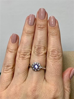 *Кольцо р.16,75 Танзанит арт. SM-R01826-X-W-TN-X-W-635 вес 2,2 г - фото 261967 *Кольцо р.16,75 Танзанит арт. SM-R01826-X-W-TN-X-W-635 вес 2,2 г - фото 261967