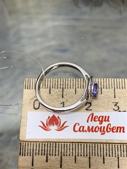 *Кольцо р.16,75 Танзанит арт. SM-R01826-X-W-TN-X-W-635 вес 2,2 г - фото 261970 *Кольцо р.16,75 Танзанит арт. SM-R01826-X-W-TN-X-W-635 вес 2,2 г - фото 261970