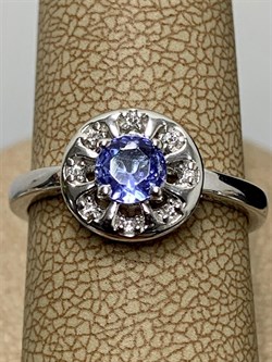 *Кольцо р.16,75 Танзанит арт. SM-R01826-X-W-TN-X-W-635 вес 2,2 г - фото 261973 *Кольцо р.16,75 Танзанит арт. SM-R01826-X-W-TN-X-W-635 вес 2,2 г - фото 261973