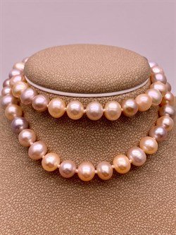 *Ожерелье р.40 д.5*6 Розовый Жемчуг Микс арт. 810604140002.40-786 - фото 262118