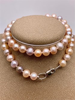 *Ожерелье р.40 д.5*6 Розовый Жемчуг Микс арт. 810604140002.40-786 - фото 262119