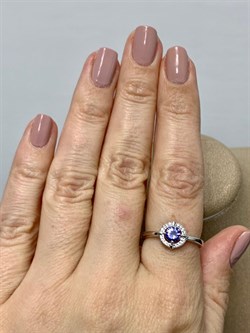 *Кольцо р.18 Танзанит арт. SM-R01834-X-W-TN-X-W-036 вес 2,5 г - фото 262165 *Кольцо р.18 Танзанит арт. SM-R01834-X-W-TN-X-W-036 вес 2,5 г - фото 262165