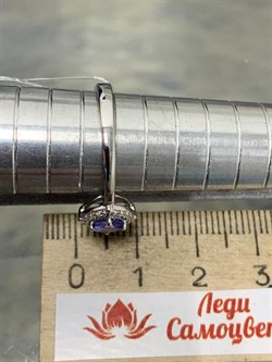 *Кольцо р.18 Танзанит арт. SM-R01834-X-W-TN-X-W-036 вес 2,5 г - фото 262167 *Кольцо р.18 Танзанит арт. SM-R01834-X-W-TN-X-W-036 вес 2,5 г - фото 262167