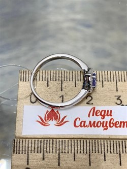 *Кольцо р.18 Танзанит арт. SM-R01834-X-W-TN-X-W-036 вес 2,5 г - фото 262168 *Кольцо р.18 Танзанит арт. SM-R01834-X-W-TN-X-W-036 вес 2,5 г - фото 262168
