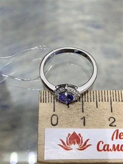 *Кольцо р.18 Танзанит арт. SM-R01834-X-W-TN-X-W-036 вес 2,5 г - фото 262169 *Кольцо р.18 Танзанит арт. SM-R01834-X-W-TN-X-W-036 вес 2,5 г - фото 262169