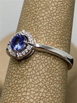 *Кольцо р.18,5 Танзанит арт. SM-R01834-X-W-TN-X-W-173 вес 2,5 г - фото 262182 *Кольцо р.18,5 Танзанит арт. SM-R01834-X-W-TN-X-W-173 вес 2,5 г - фото 262182