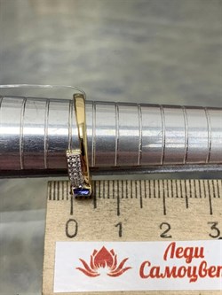 *Кольцо р.17 Танзанит арт. SM-R01827-X-L-TN-X-W-503 вес 2,2 г - фото 262247