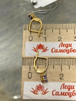 *Серьги Танзанит арт. SM-E00571-X-L-TN-X-W-179 вес 2 г - фото 262257 *Серьги Танзанит арт. SM-E00571-X-L-TN-X-W-179 вес 2 г - фото 262257