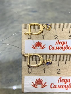 *Серьги Танзанит арт. SM-E00571-X-L-TN-X-W-179 вес 2 г - фото 262258 *Серьги Танзанит арт. SM-E00571-X-L-TN-X-W-179 вес 2 г - фото 262258